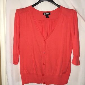 Lane Bryant cropped 3/4 sleeve sweater
